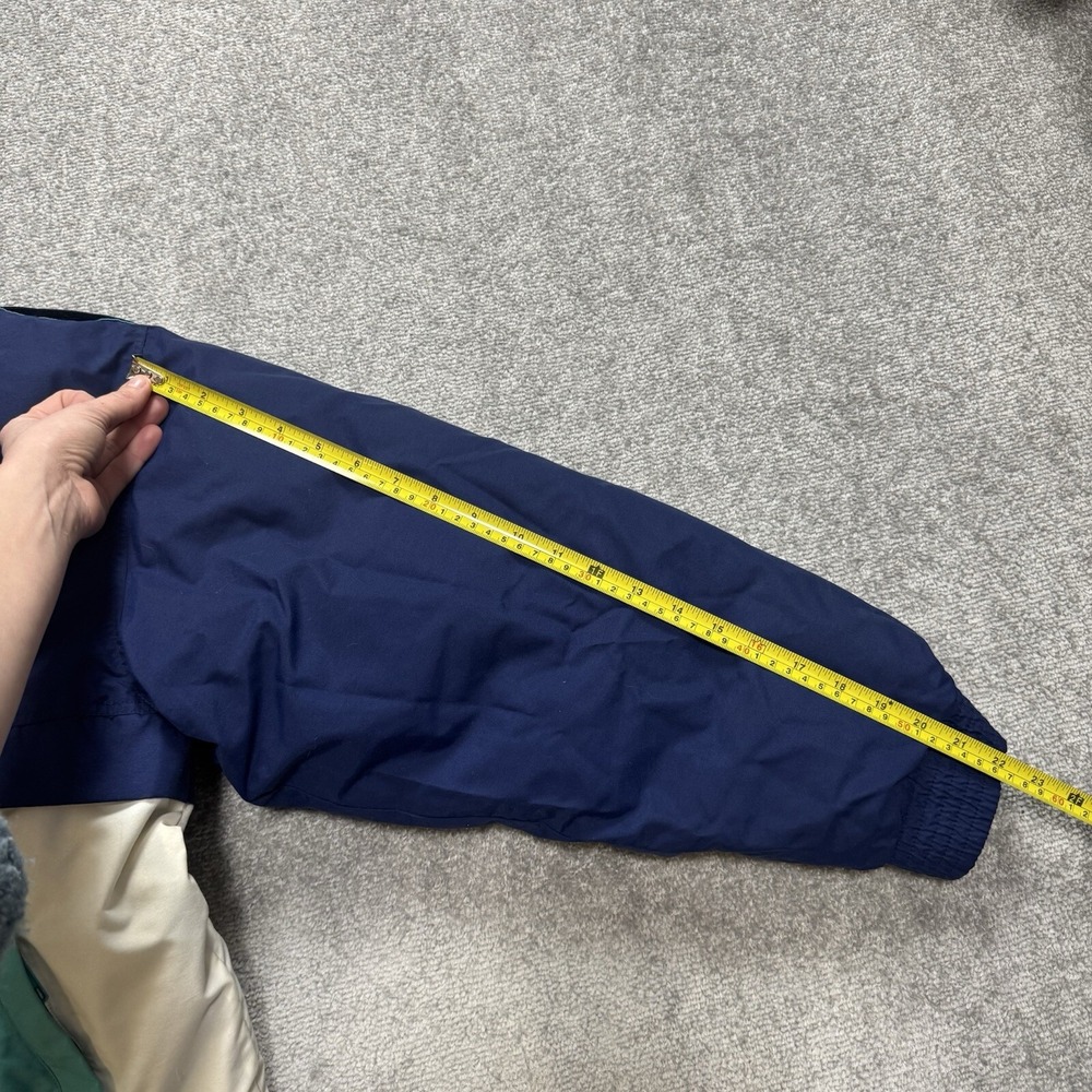 Vintage 80's 90's Mens Large Ski Jacket Down Filled Coat Inside Edge Blue Teal - Picture 14 of 16